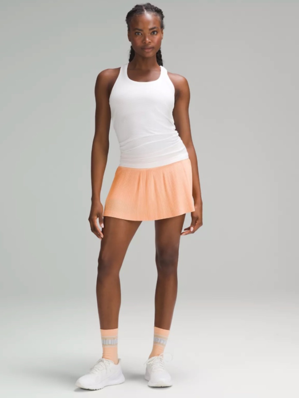 Pleat to Street Mid-Rise Skirt